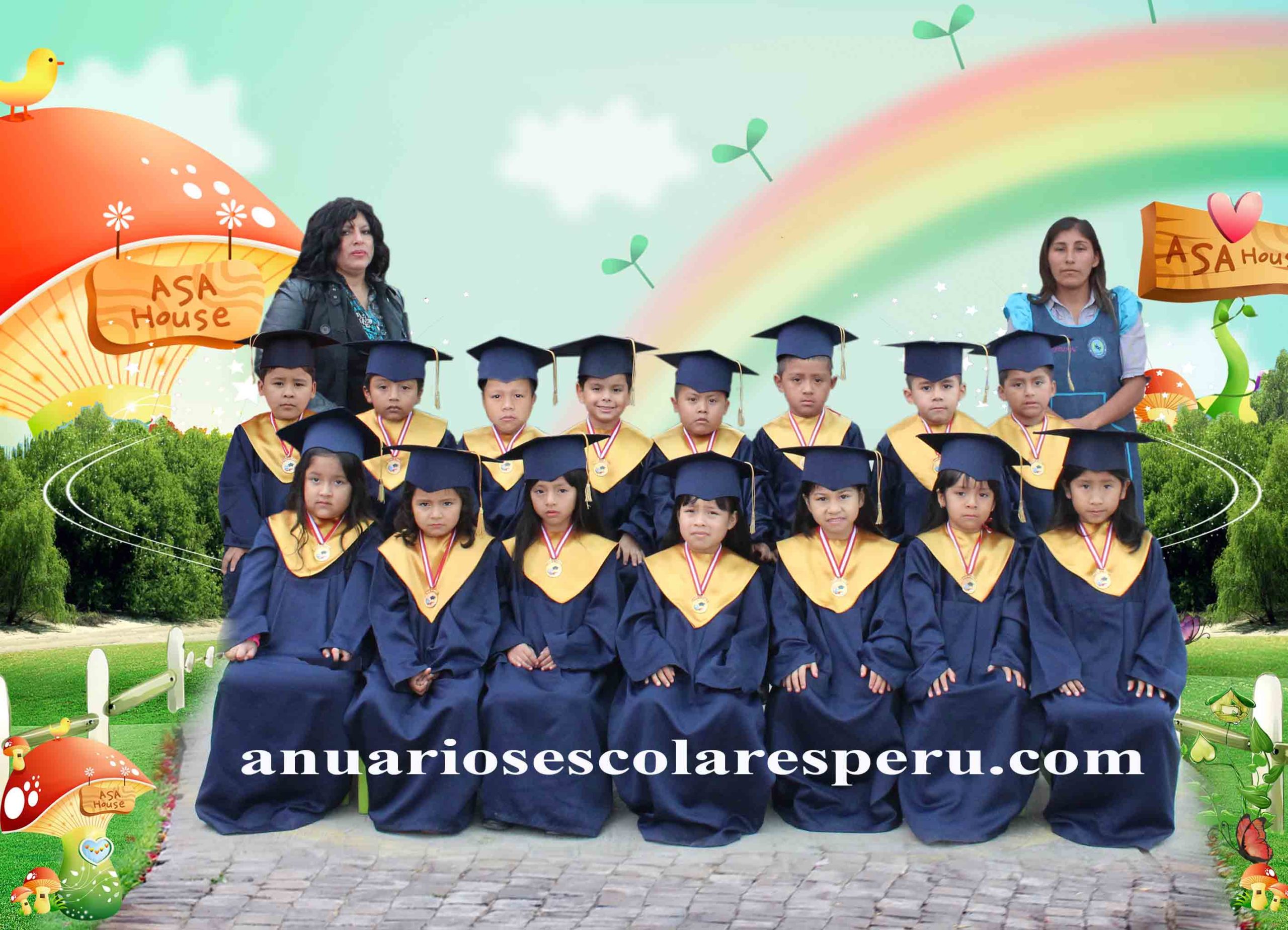 Foto Grupal Promoción Inicial Colegio Pezet